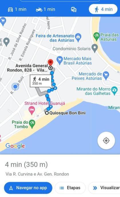 Praia Das Asturias Guaruja Guarujá Exterior foto